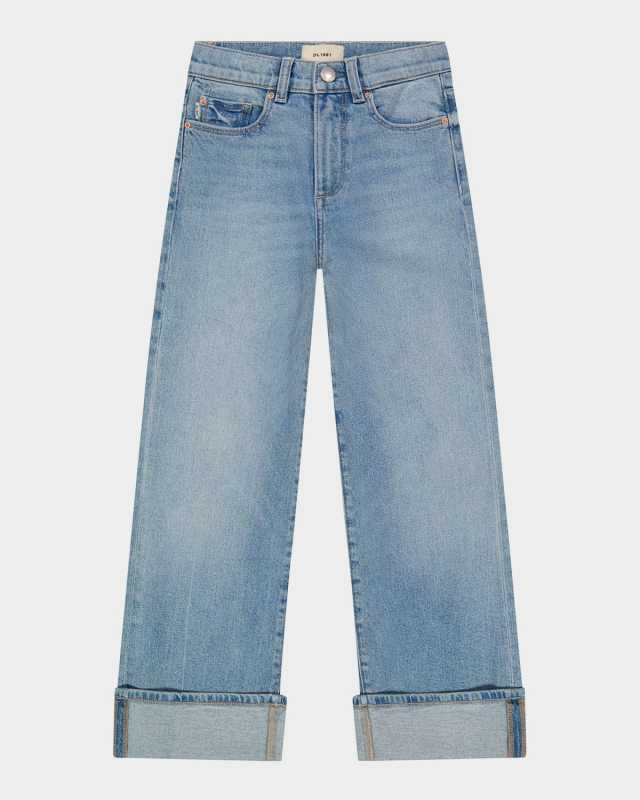 Girl's Lily Wide Leg Jeans, Size 7-16